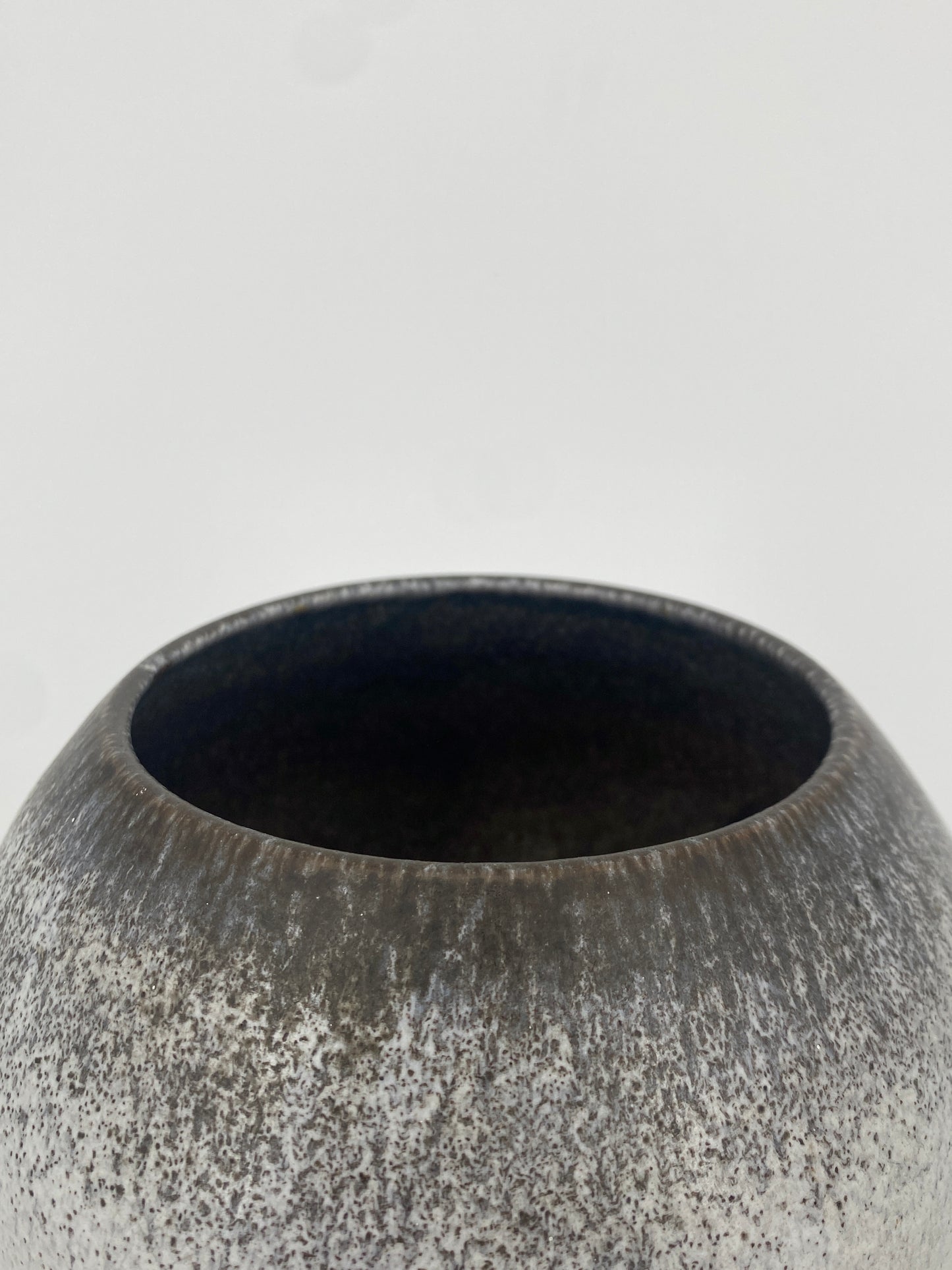 Studiokeramik Vase mit organischer Glasur, 60er
