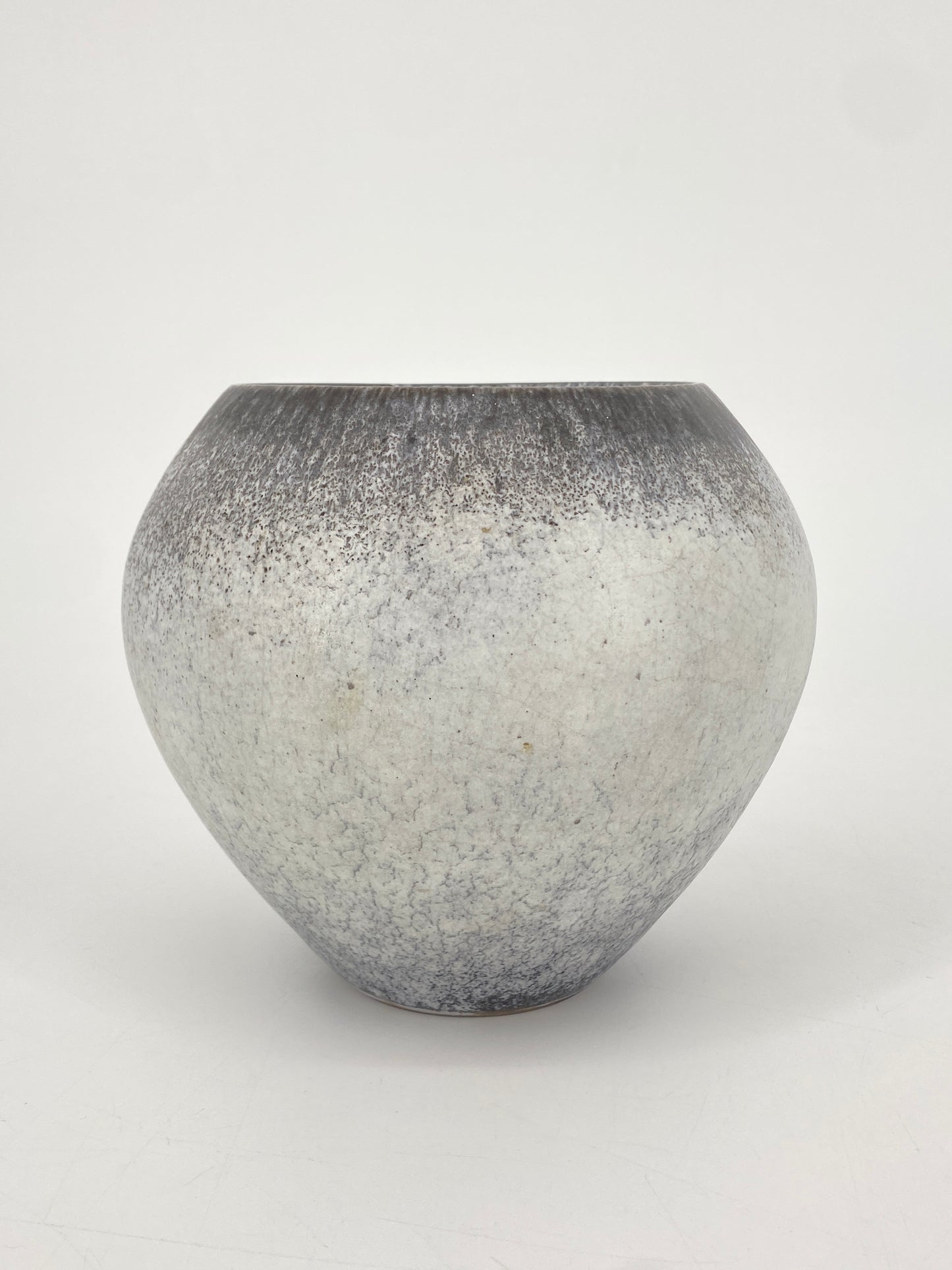 Studiokeramik Vase mit organischer Glasur, 60er