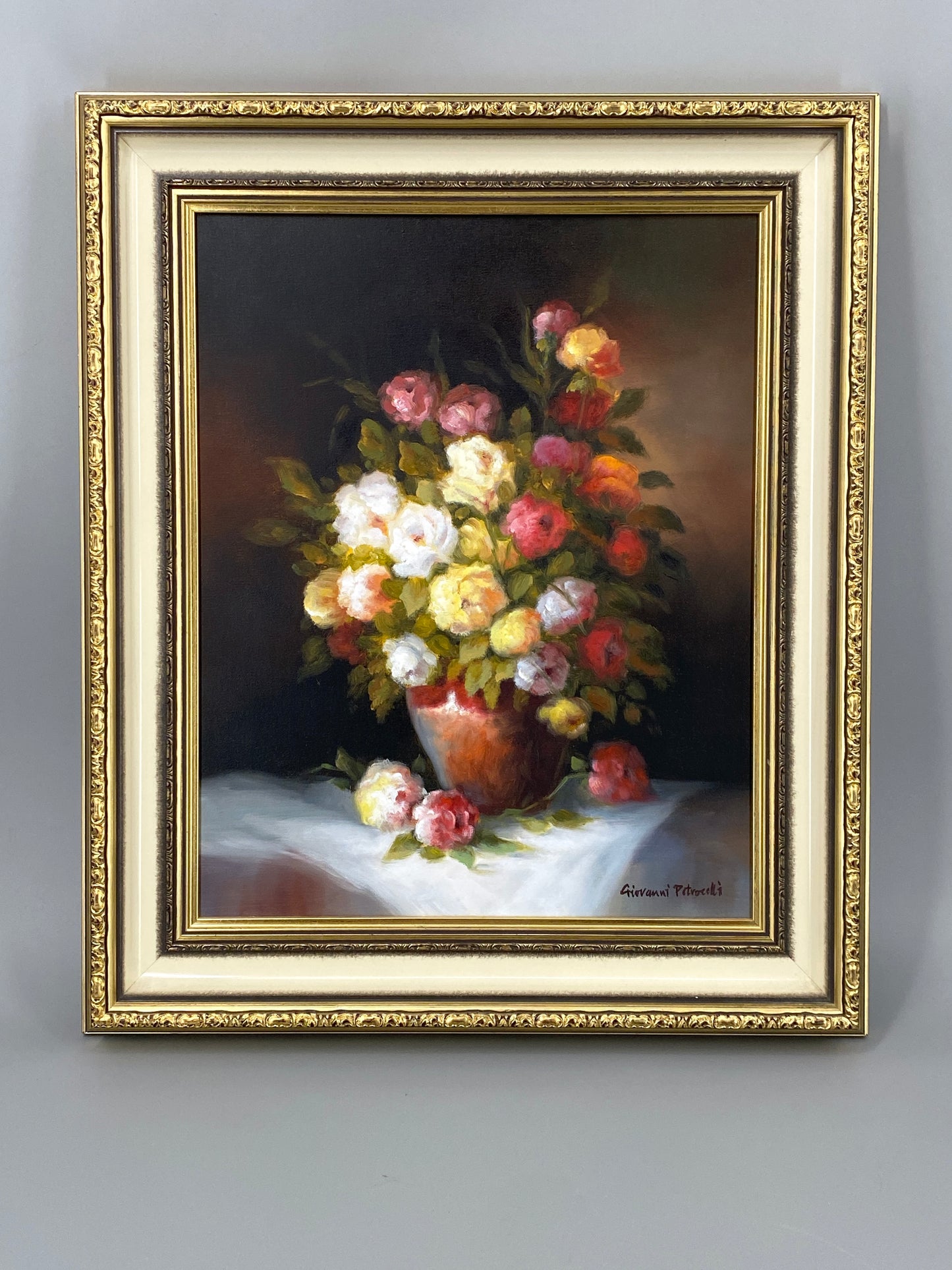 Ölgemälde von Giovanni Petrocelli, Ende des 20. Jahrhunderts