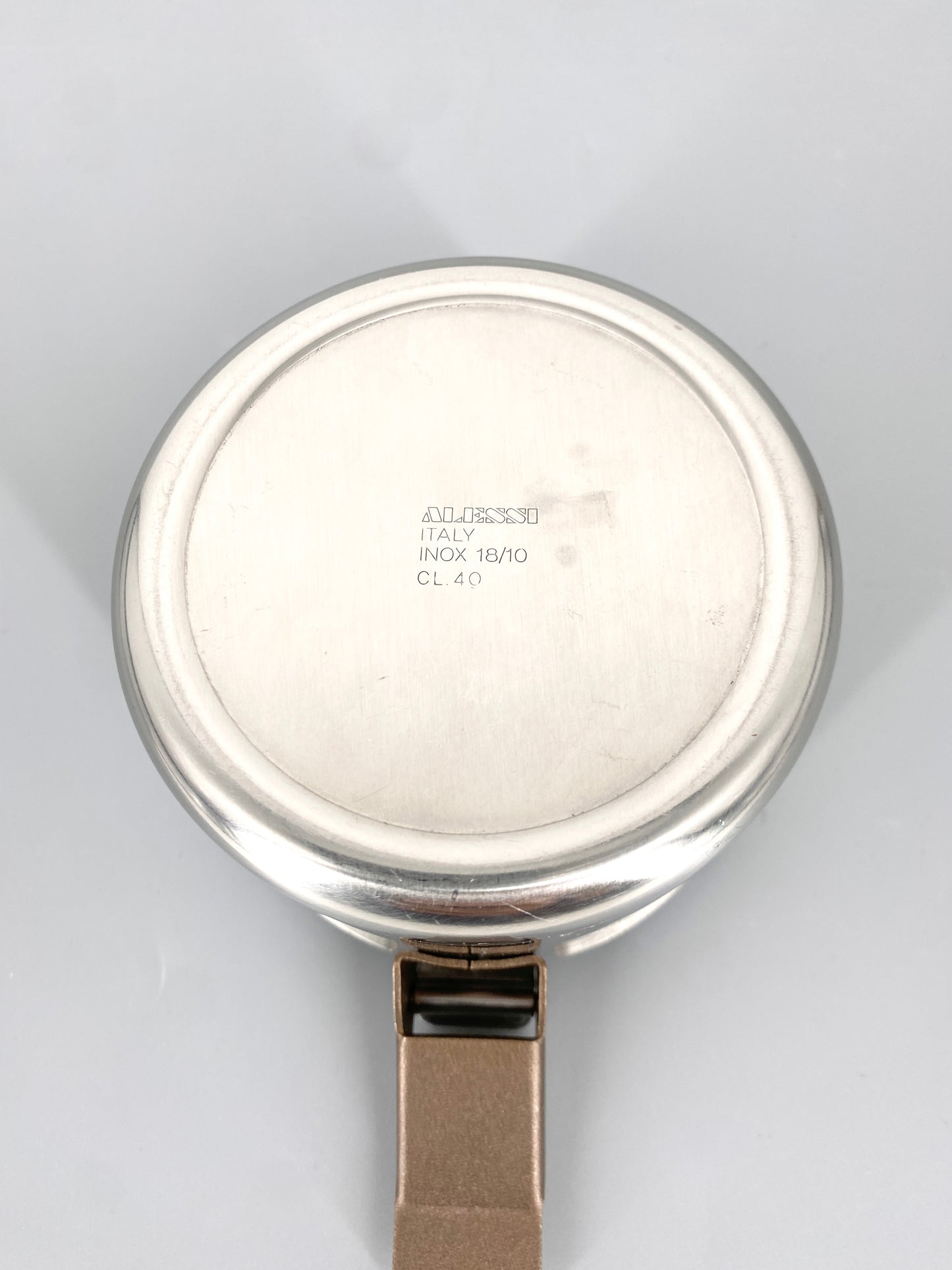 ALESSI Designer-Zuckerdose, Richard Sapper + INOX Teelöffel
