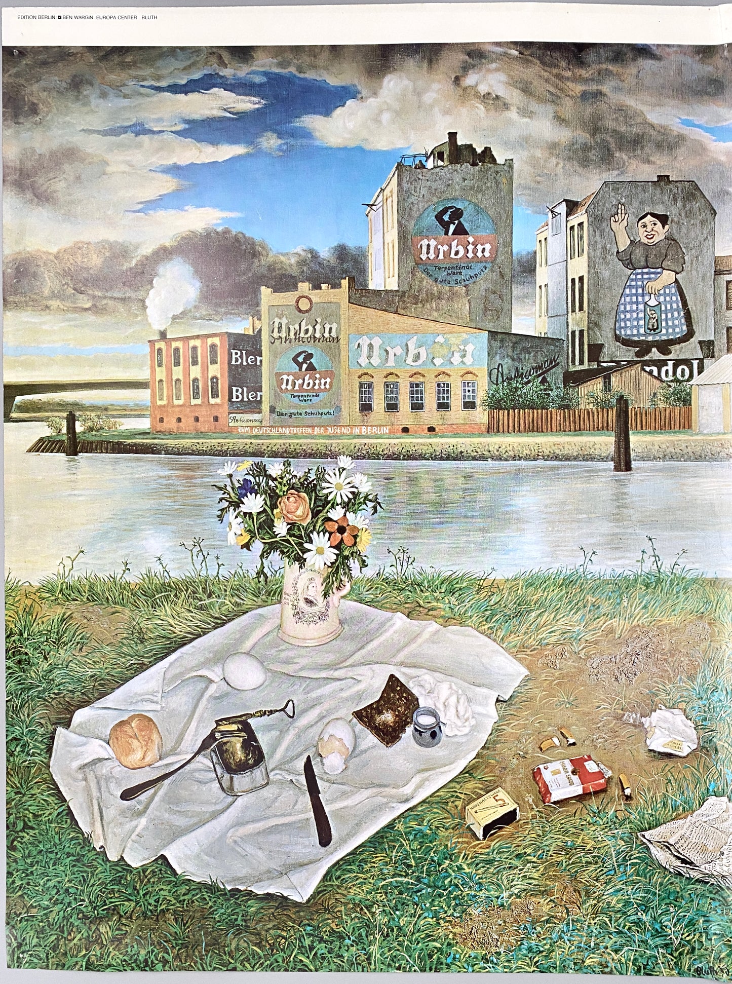 Manfred Bluth - Picknick. Plakat, Edition Berlin/Ben Wargin