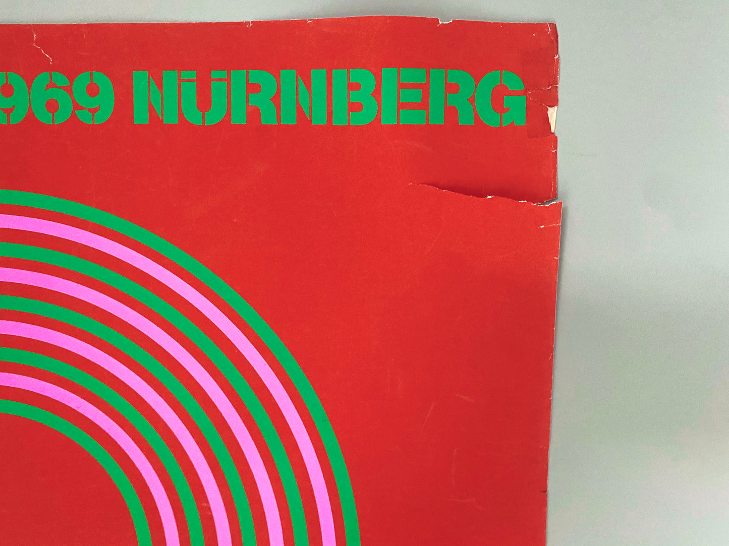 Biennale Nürnberg 1969. Konstruktive Elemente + Prinzipien. Plakat Gerhard Preiß, Siebdruck