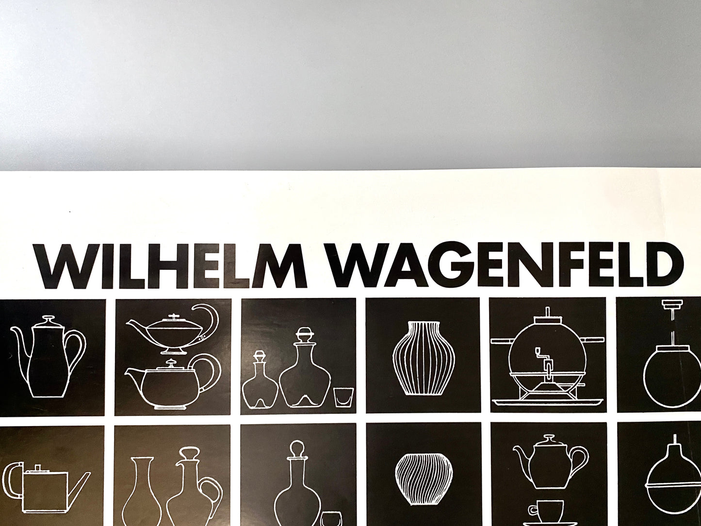 Plakat Wilhelm Wagenfeld, bauhaus Dessau hrsg.