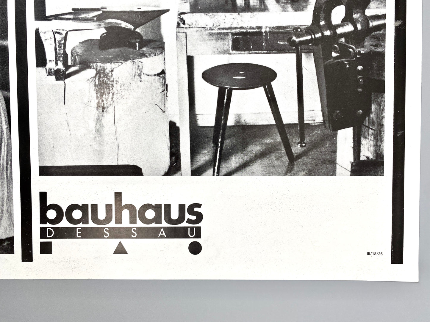 Plakat Wilhelm Wagenfeld, bauhaus Dessau hrsg.