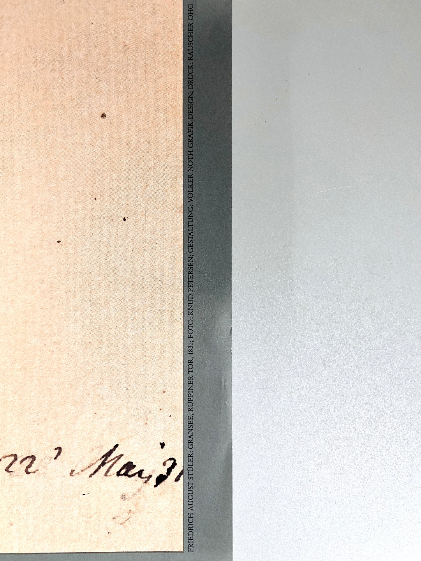 Ausstellungsplakat Friedrich August Stüler, Reiseskizzen des Architekten. Kunstbibliothek Berlin