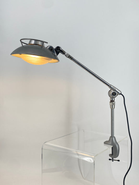 Industrial Klemmlampe von Ferdinand Solere, Frankreich 50er