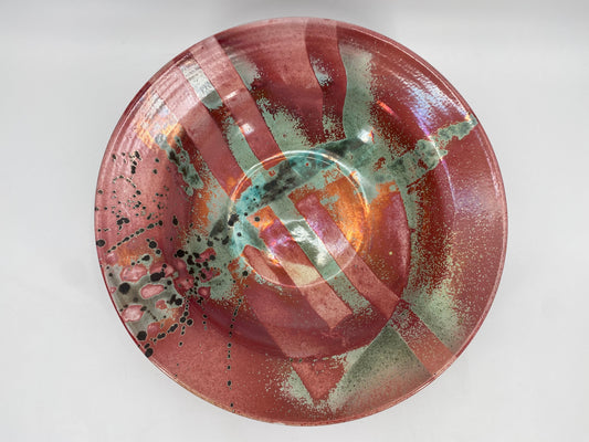 Obstschale aus Faenza-Keramik des Künstlers Leandro Lega, 1970er/80er Italien