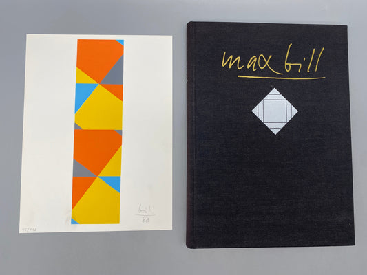 Farbserigrafie und Vorzugsausgabe von Max Bill, 1988