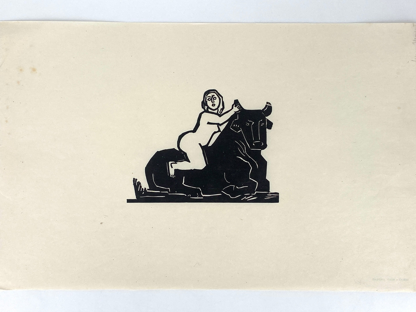 Zwei Holzschnitte von Gustav Heinrich Wolff (1886–1934) mit Nachlass-Stempel, Edition der Griffelkunst-Vereinigung, Hamburg 1965/1966