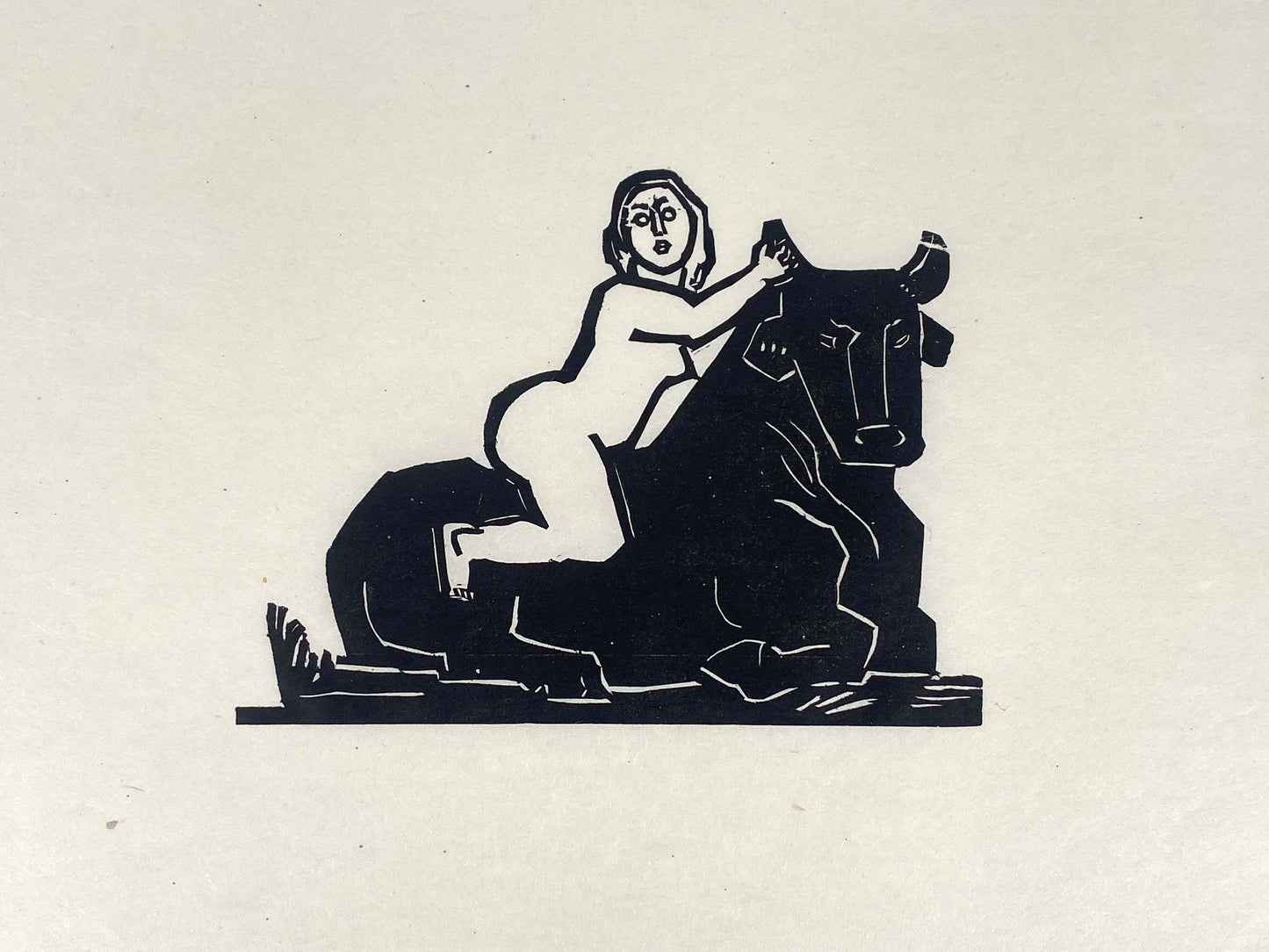 Zwei Holzschnitte von Gustav Heinrich Wolff (1886–1934) mit Nachlass-Stempel, Edition der Griffelkunst-Vereinigung, Hamburg 1965/1966