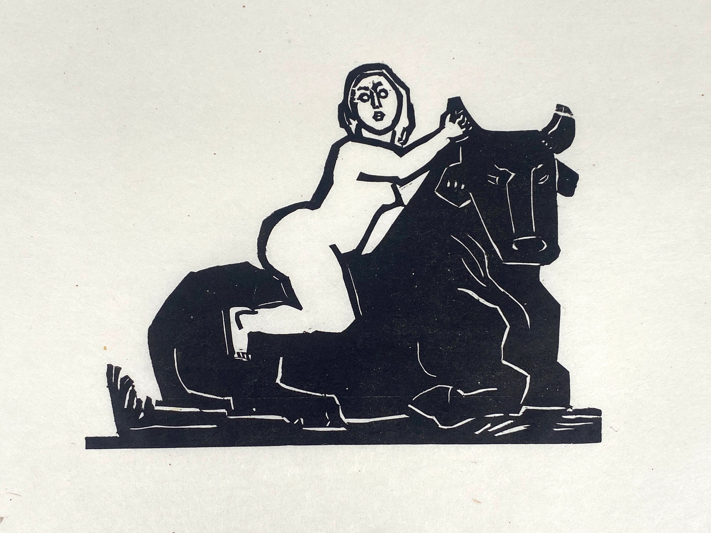 Zwei Holzschnitte von Gustav Heinrich Wolff (1886–1934) mit Nachlass-Stempel, Edition der Griffelkunst-Vereinigung, Hamburg 1965/1966