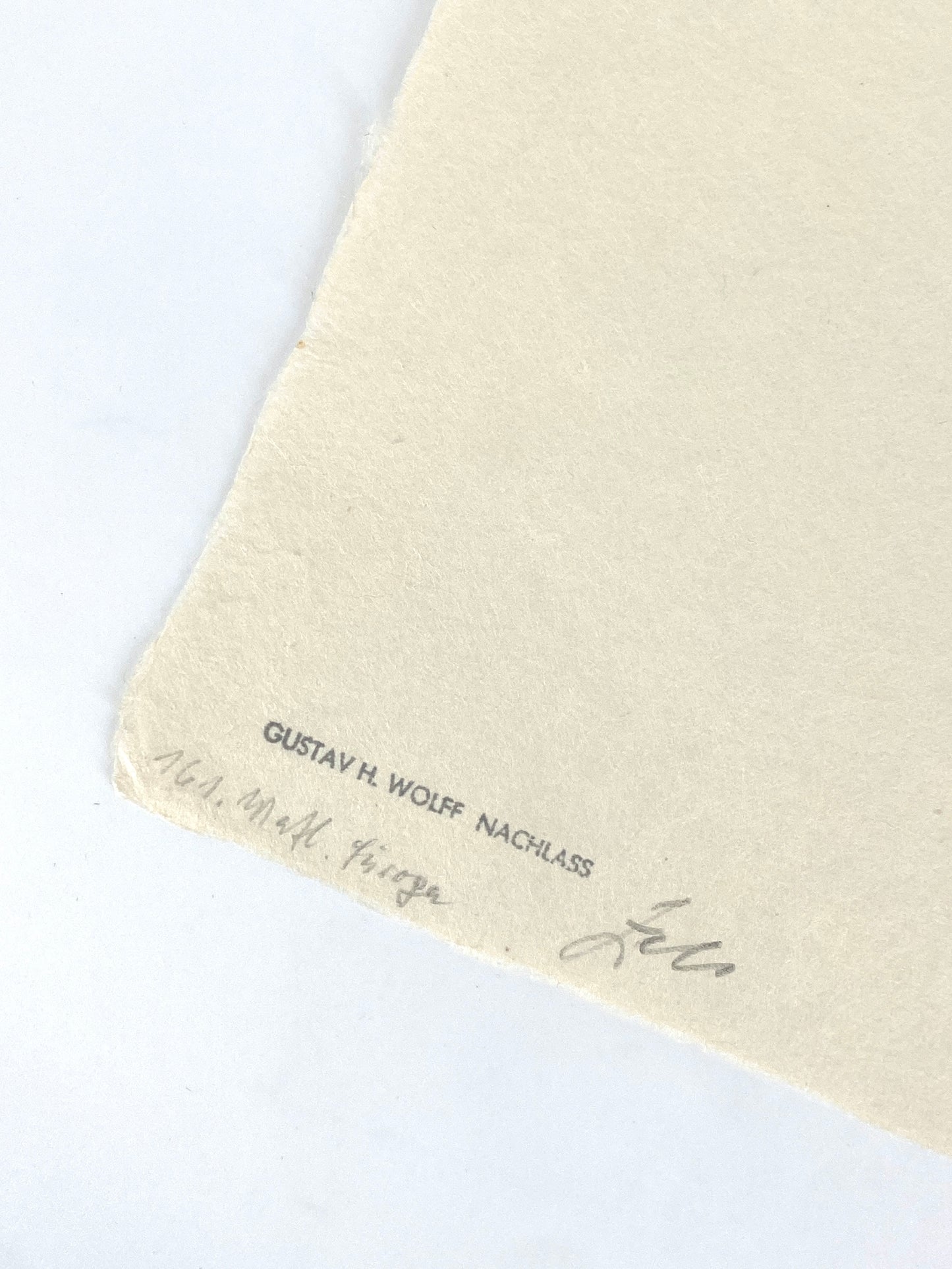 Zwei Holzschnitte von Gustav Heinrich Wolff (1886–1934) mit Nachlass-Stempel, Edition der Griffelkunst-Vereinigung, Hamburg 1965/1966