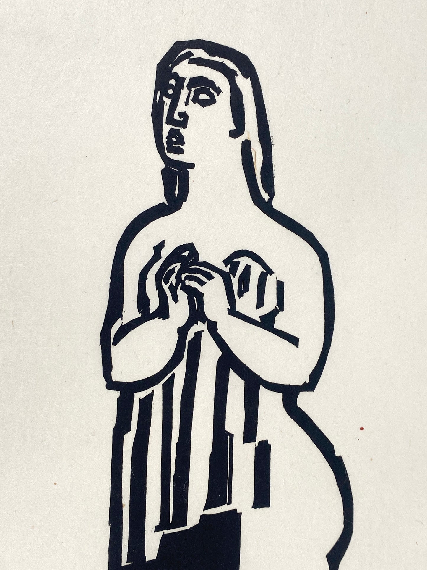 Zwei Holzschnitte von Gustav Heinrich Wolff (1886–1934) mit Nachlass-Stempel, Edition der Griffelkunst-Vereinigung, Hamburg 1965/1966