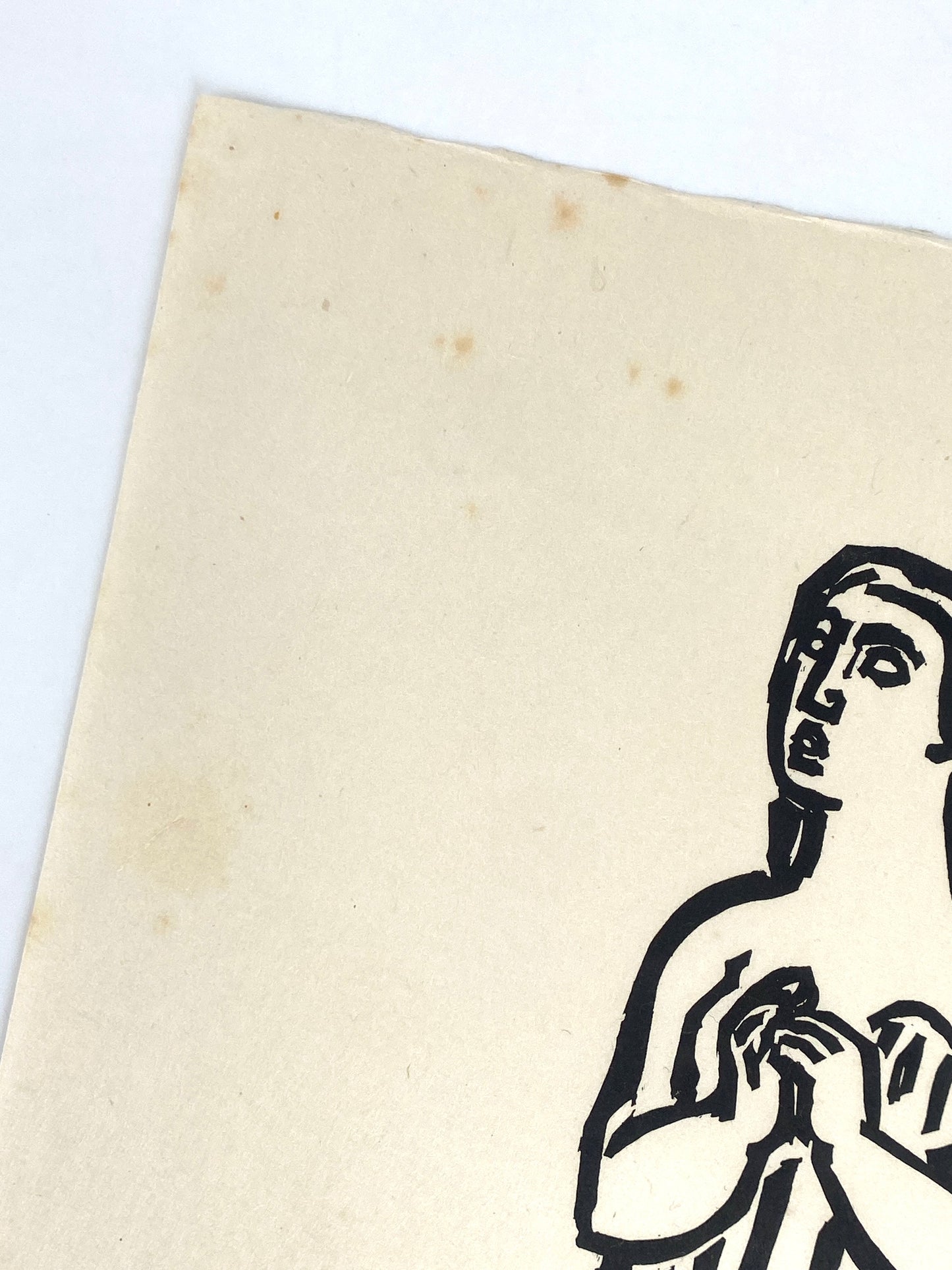 Zwei Holzschnitte von Gustav Heinrich Wolff (1886–1934) mit Nachlass-Stempel, Edition der Griffelkunst-Vereinigung, Hamburg 1965/1966