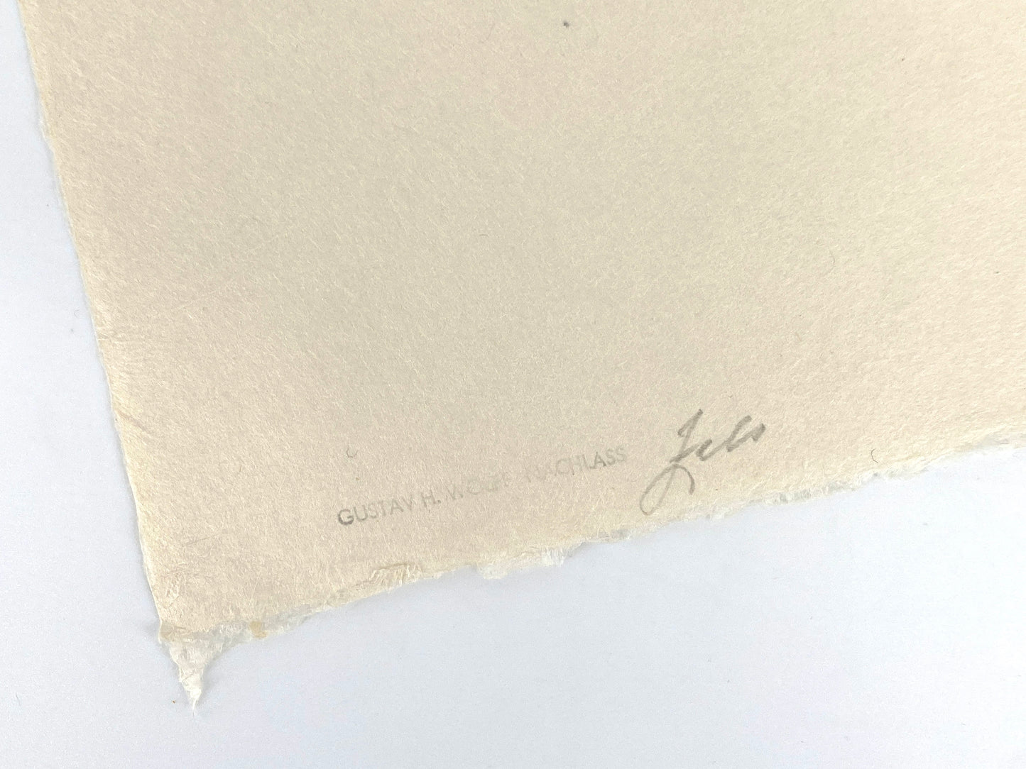 Zwei Holzschnitte von Gustav Heinrich Wolff (1886–1934) mit Nachlass-Stempel, Edition der Griffelkunst-Vereinigung, Hamburg 1965/1966