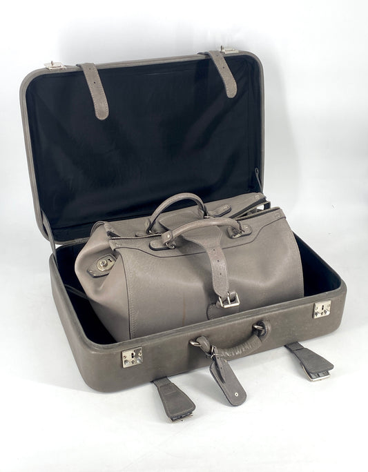 GOLDPFEIL Leder Weekender-Reisekoffer Set