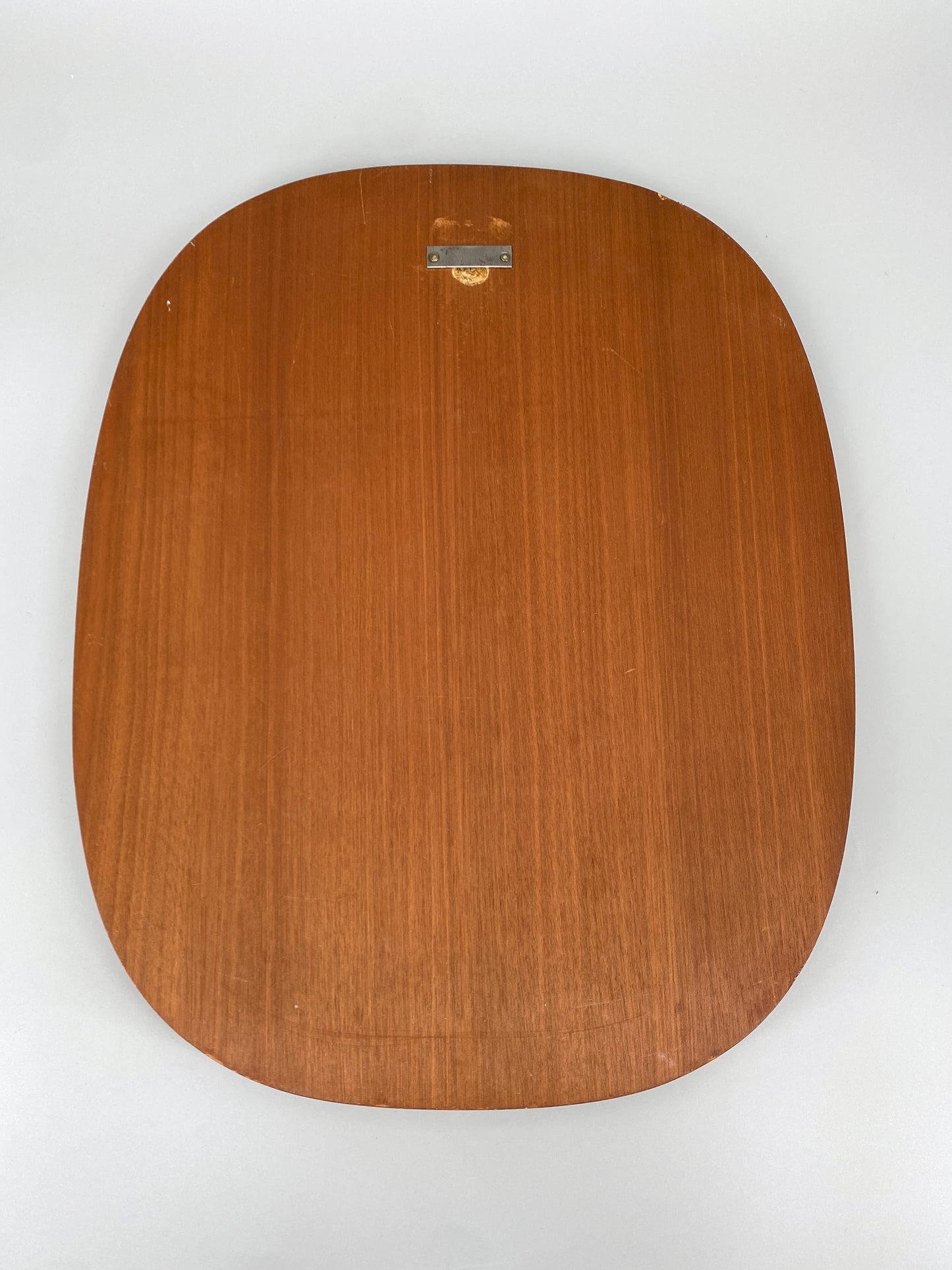 Mid Century Spiegel aus Teakholz, 1950er