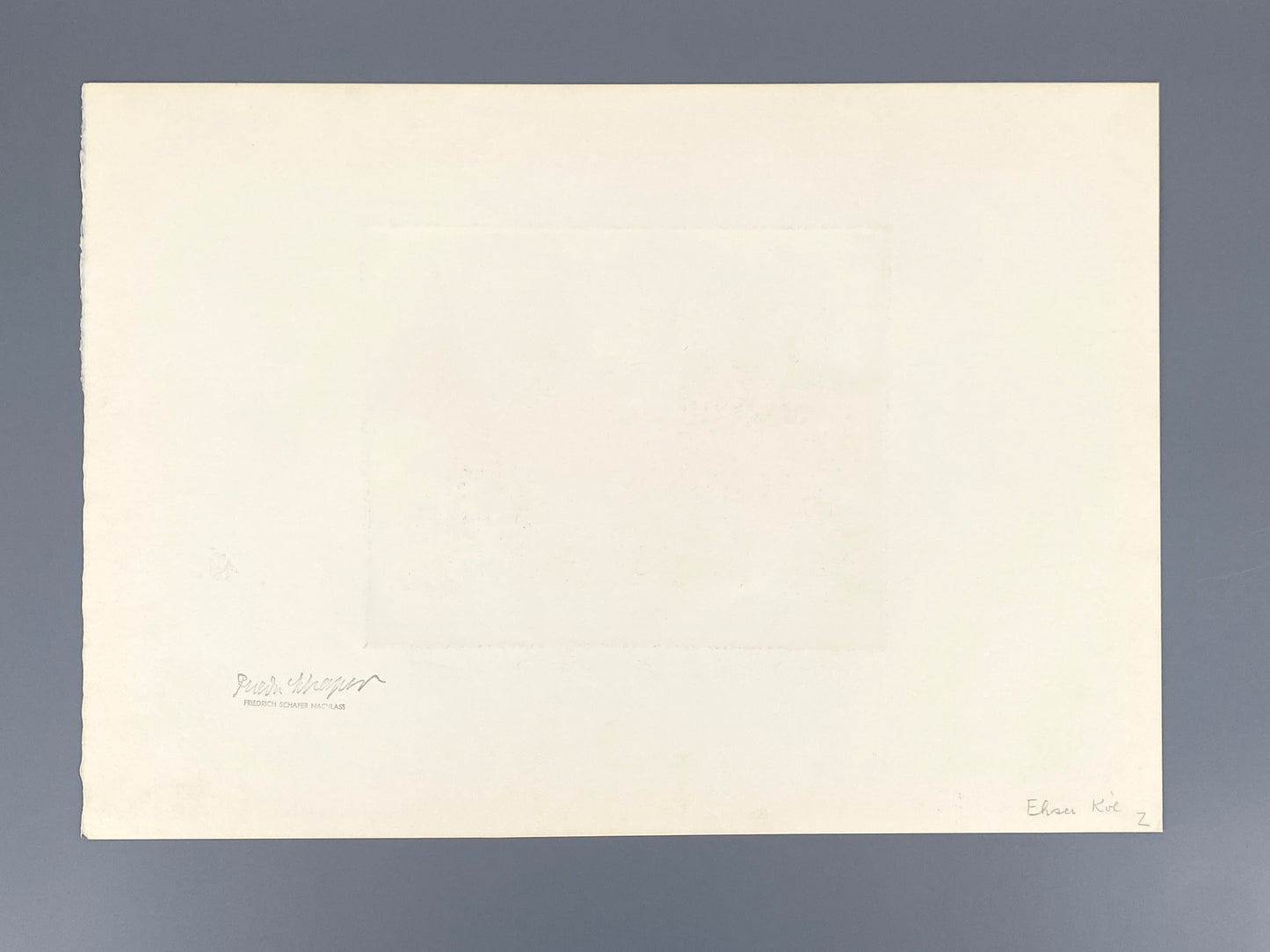 Radierung "Schiffswerft" von Friedrich Schaper (1869–1956), Edition der Griffelkunst-Vereinigung, 1930/1971