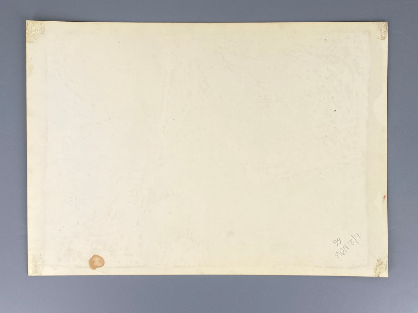 Expressives Ölkreide-Gemälde auf Papier von Schoeller Turm mit einer Signatur von Behrens, 1966