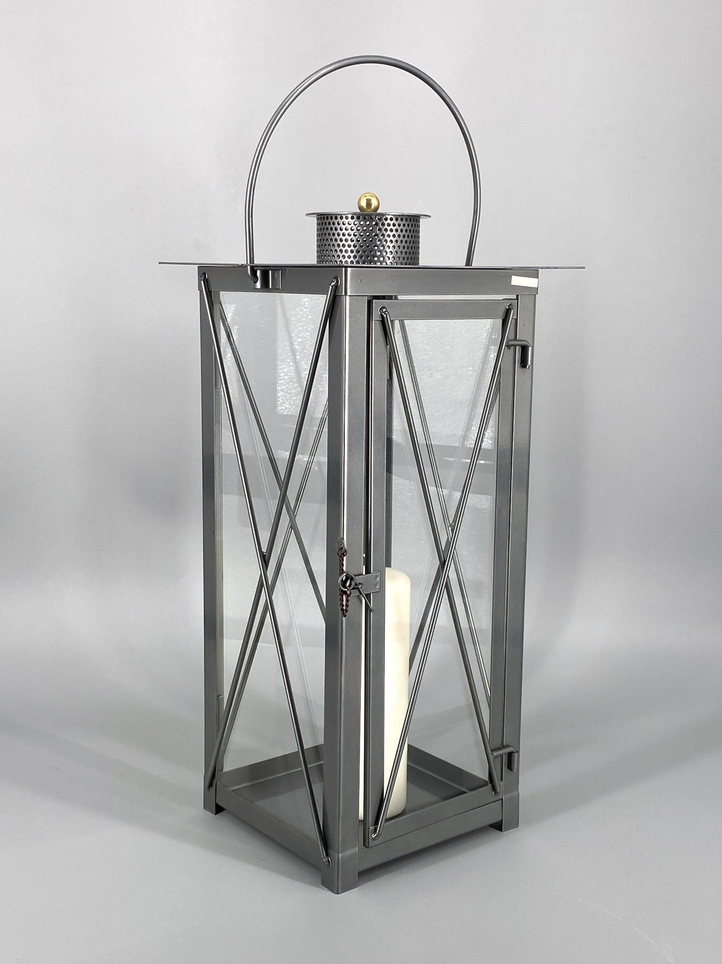 große Kerzenlaterne von Formano aus Metall