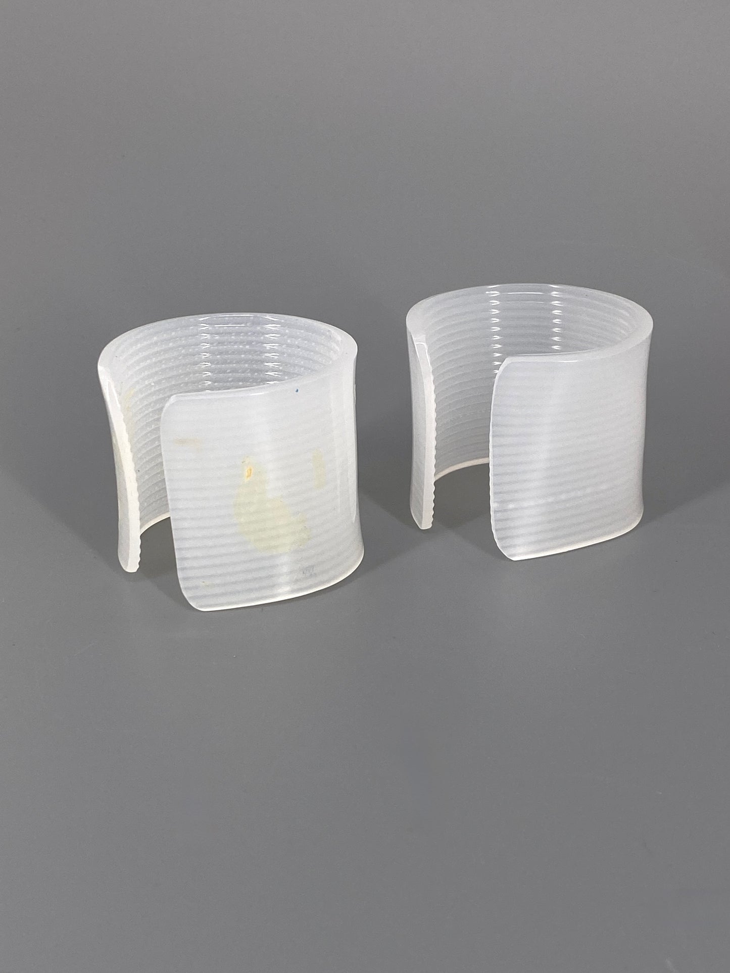 10 Bunte Serviettenringe aus Kunststoff, Vintage