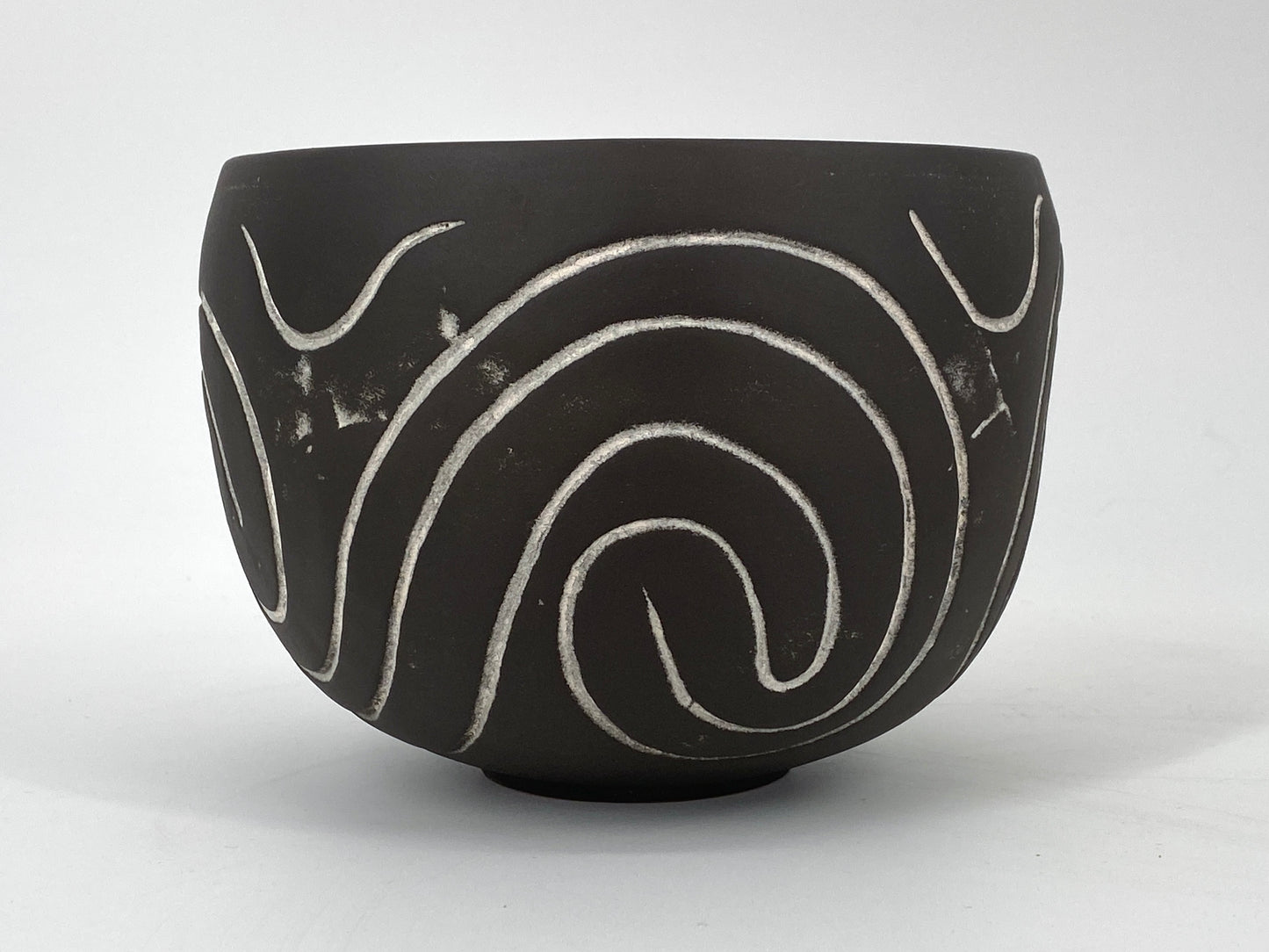 Keramik Schale mit Ritzmuster, Replika des Museums Worms