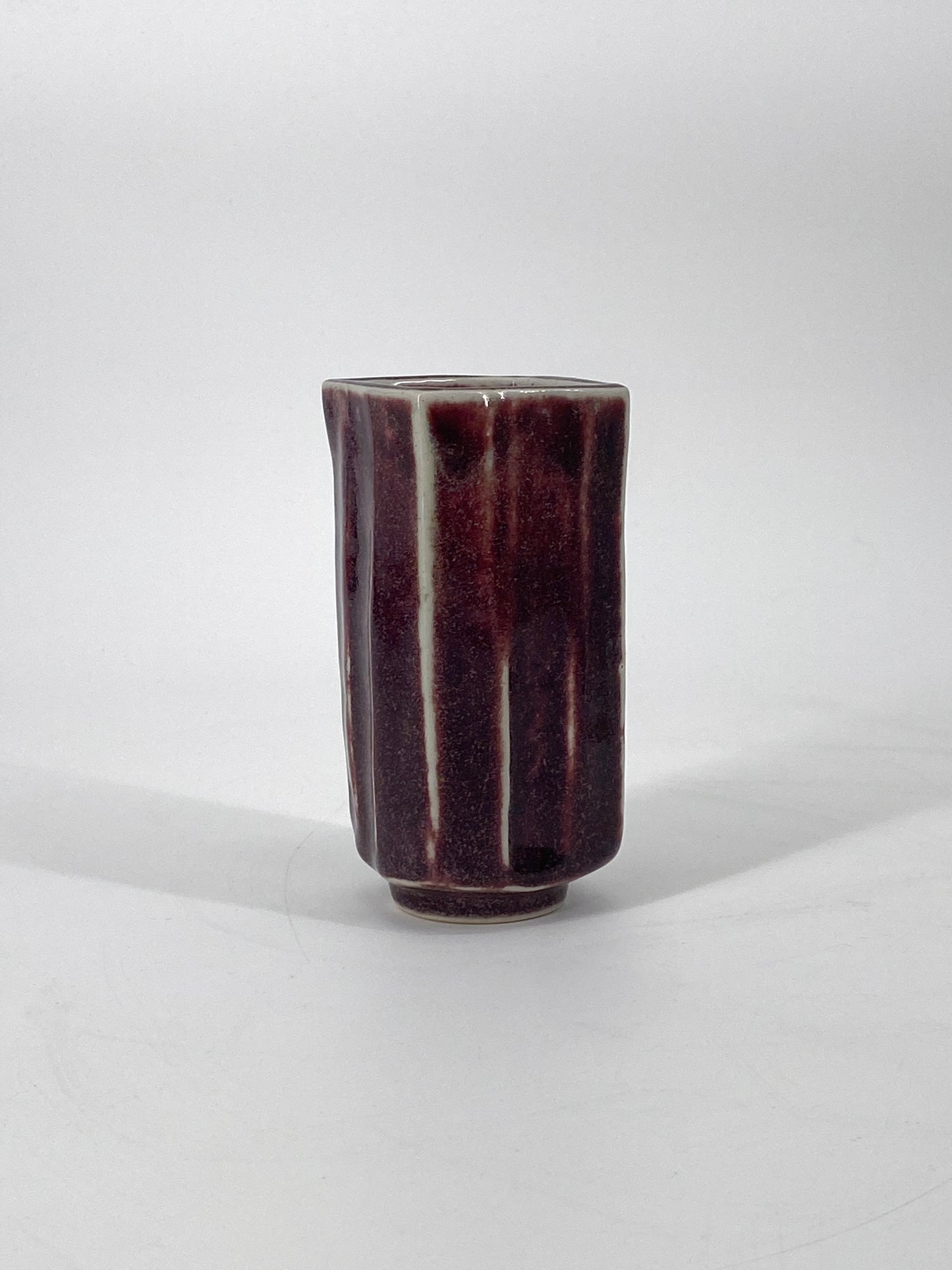 kleine Vase aus Steinzeug von L. Hjorth, Dänemark, 1950er