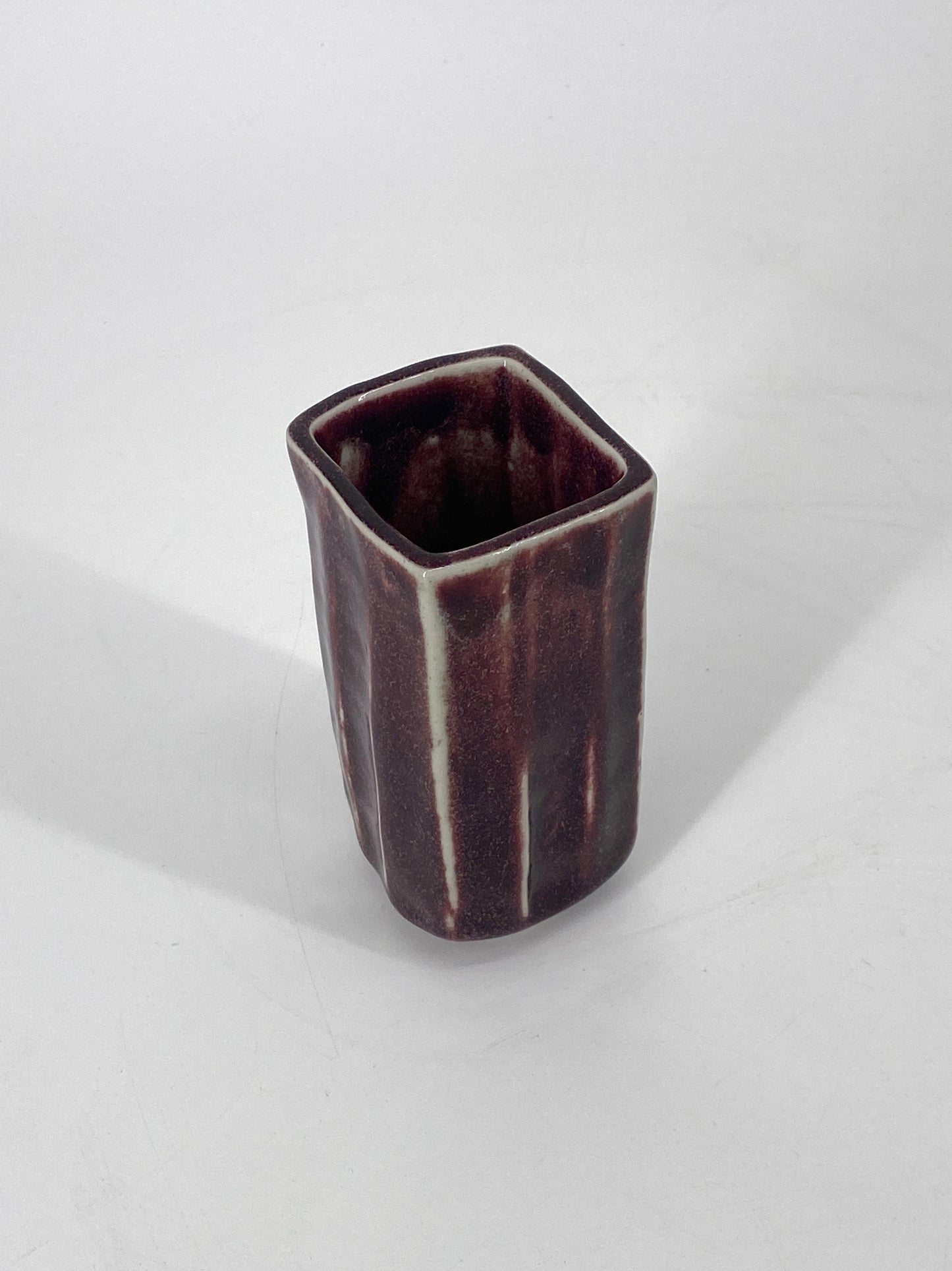 kleine Vase aus Steinzeug von L. Hjorth, Dänemark, 1950er