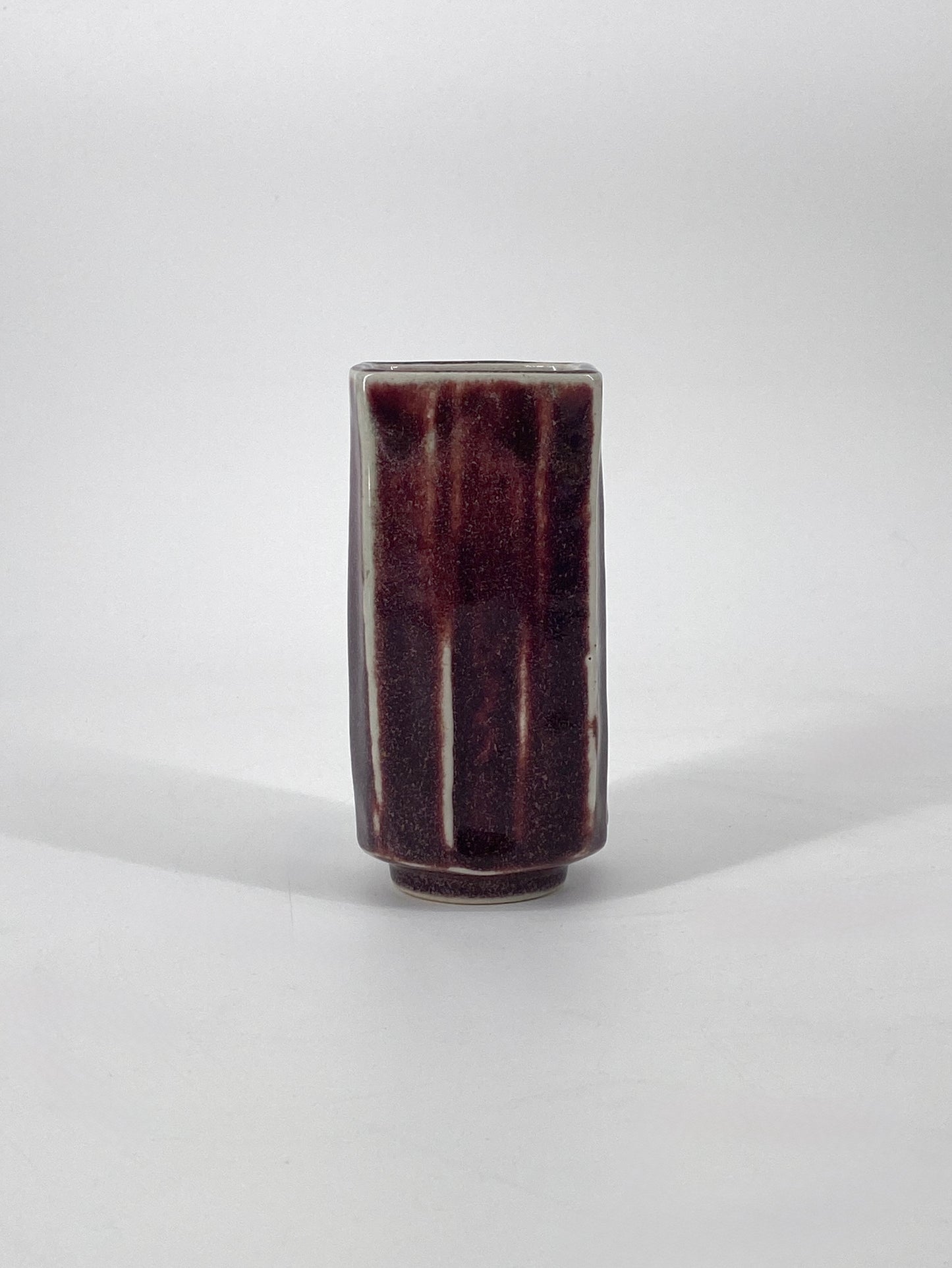 kleine Vase aus Steinzeug von L. Hjorth, Dänemark, 1950er