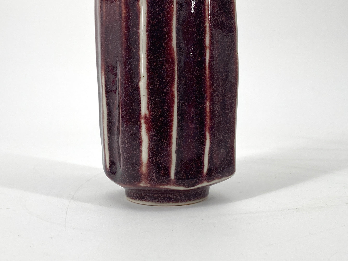 kleine Vase aus Steinzeug von L. Hjorth, Dänemark, 1950er