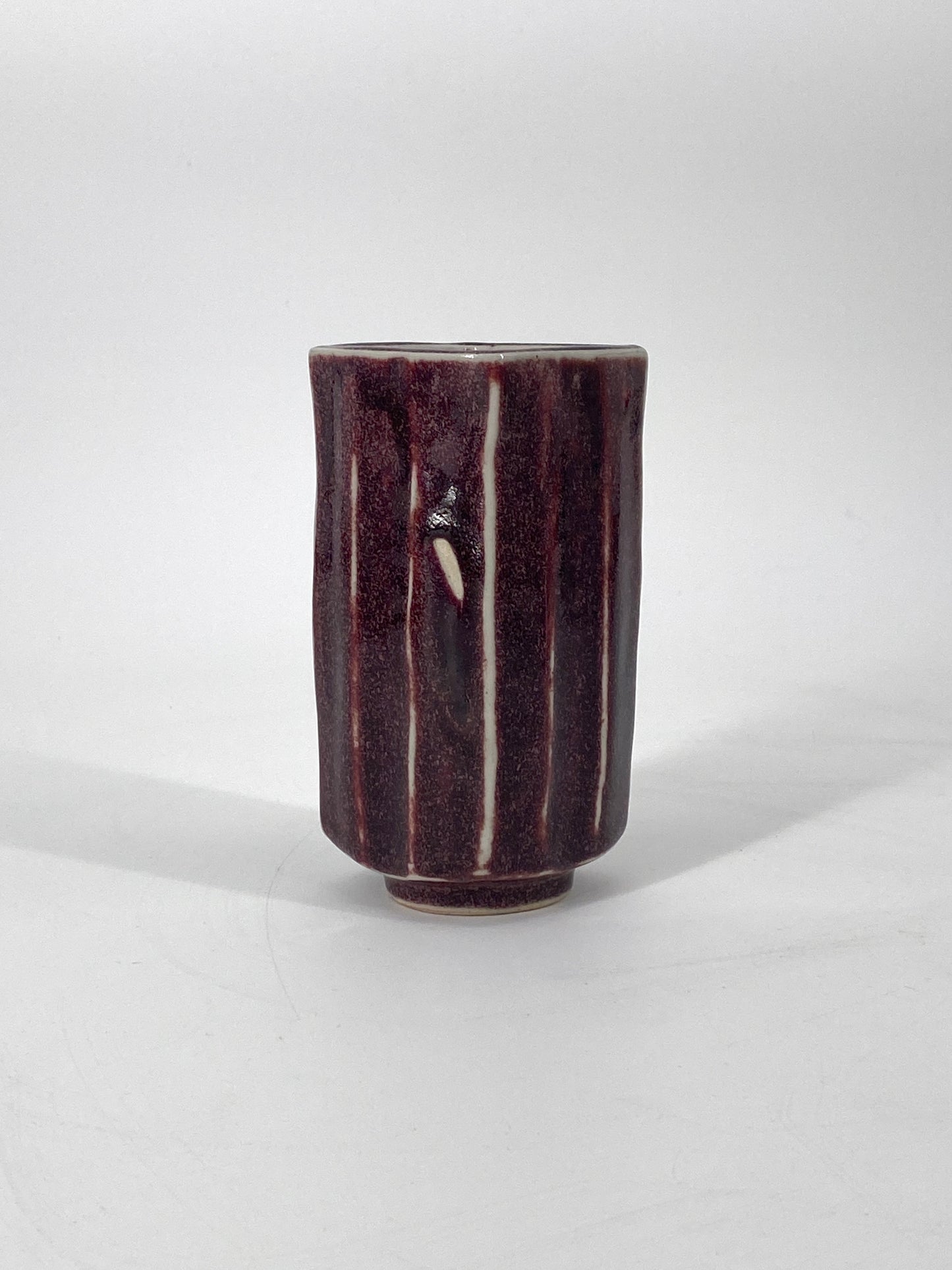 kleine Vase aus Steinzeug von L. Hjorth, Dänemark, 1950er
