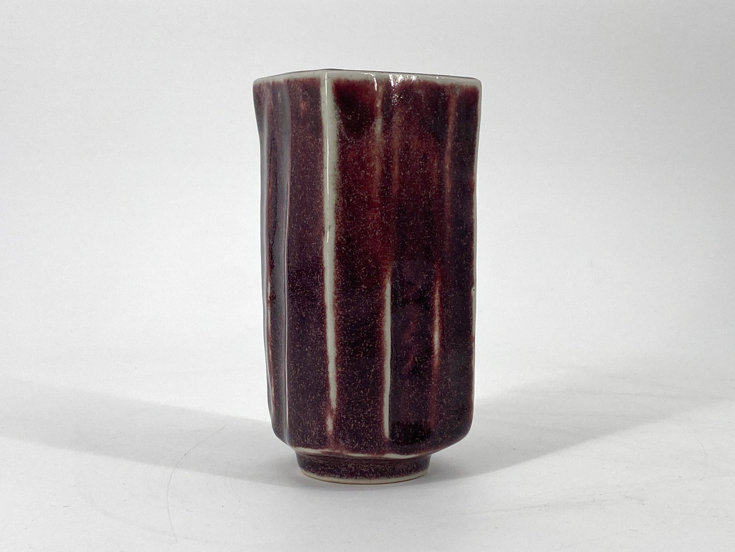 kleine Vase aus Steinzeug von L. Hjorth, Dänemark, 1950er