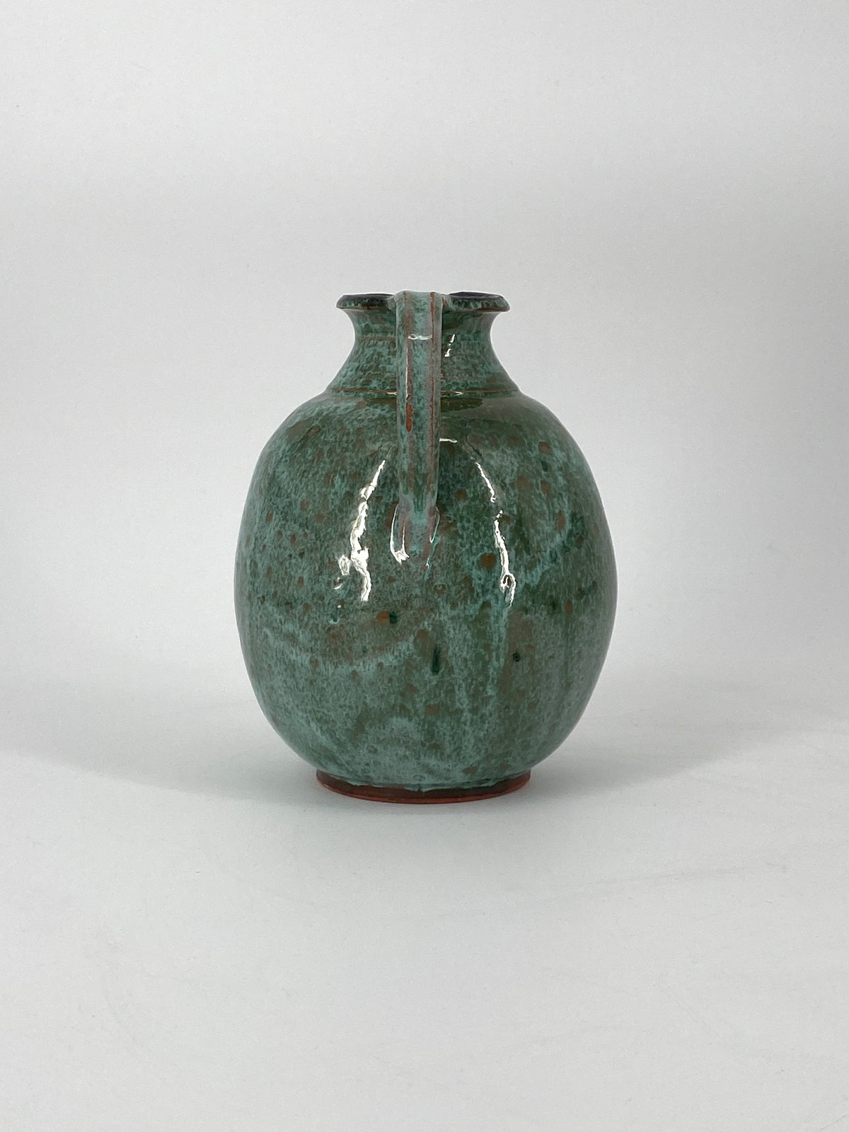 Türkisgrüner Krug / Vase, 1950er