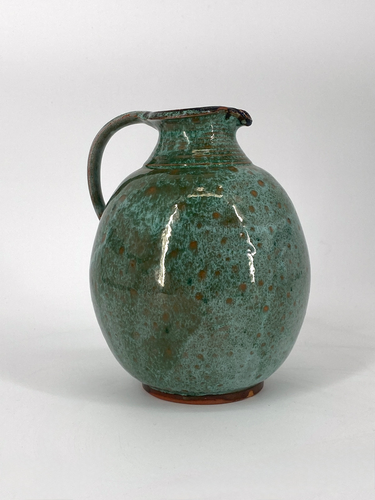 Türkisgrüner Krug / Vase, 1950er