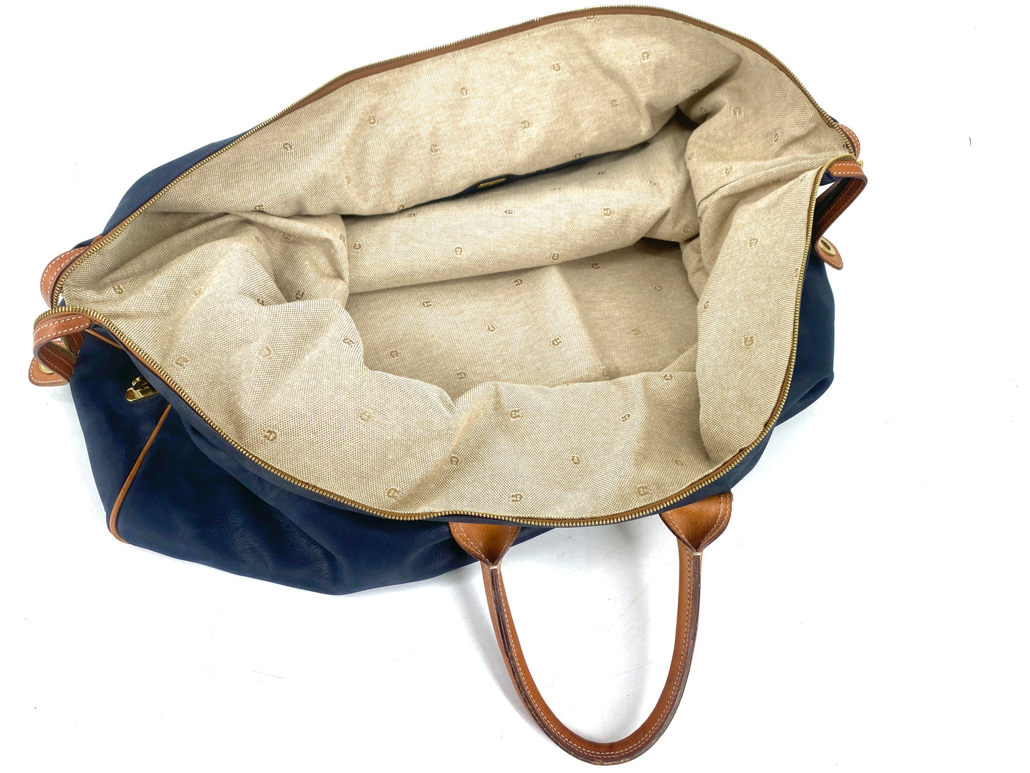 Aigner Vintage Trage Reisetasche Weekender, konvertiertbar. Im Staubbeutel