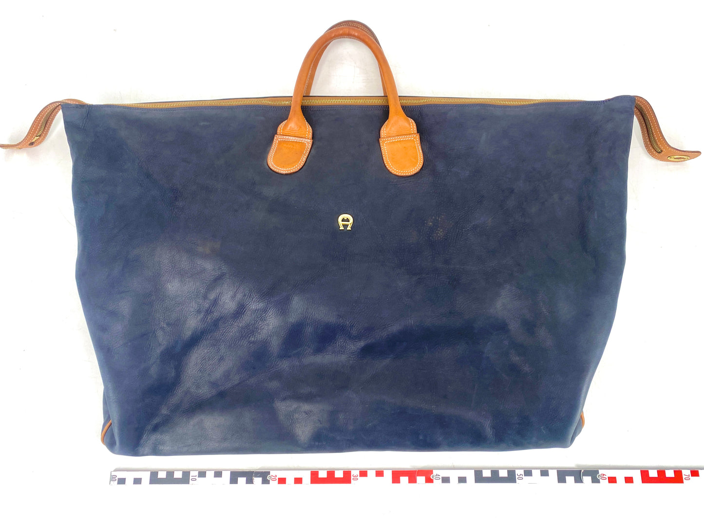 Aigner Vintage Trage Reisetasche Weekender, konvertiertbar. Im Staubbeutel
