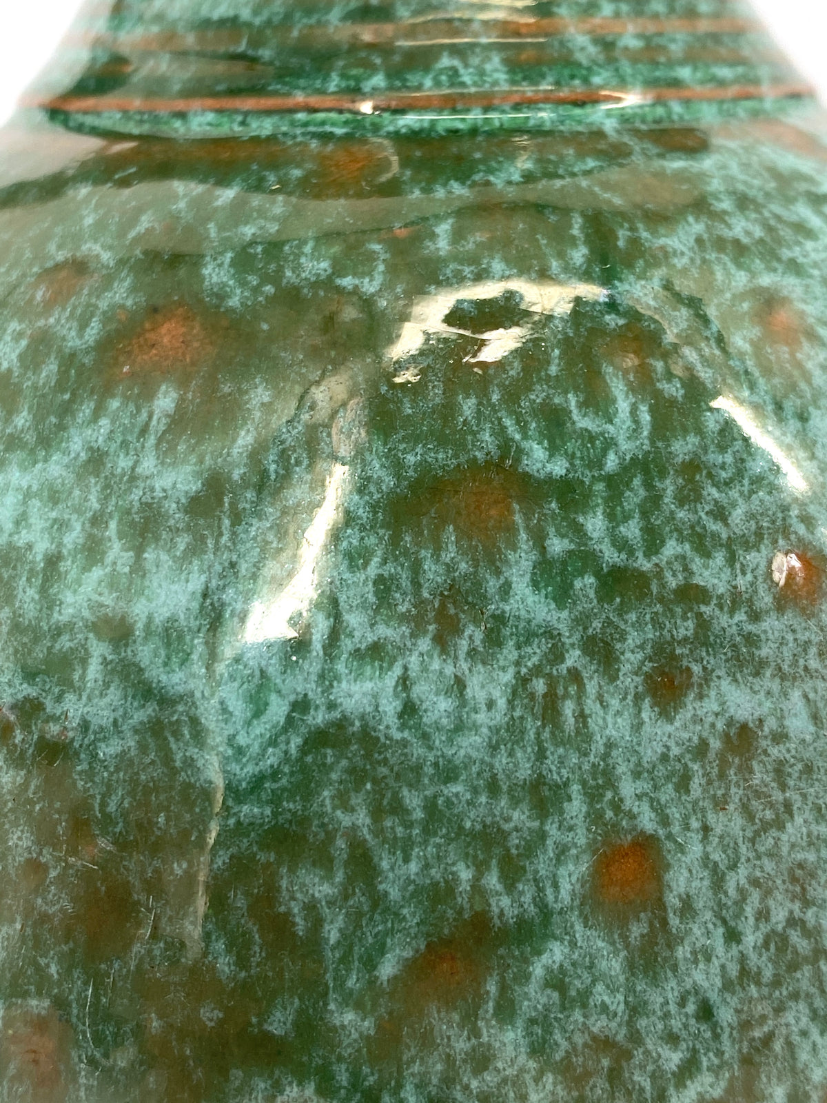 Türkisgrüner Krug / Vase, 1950er