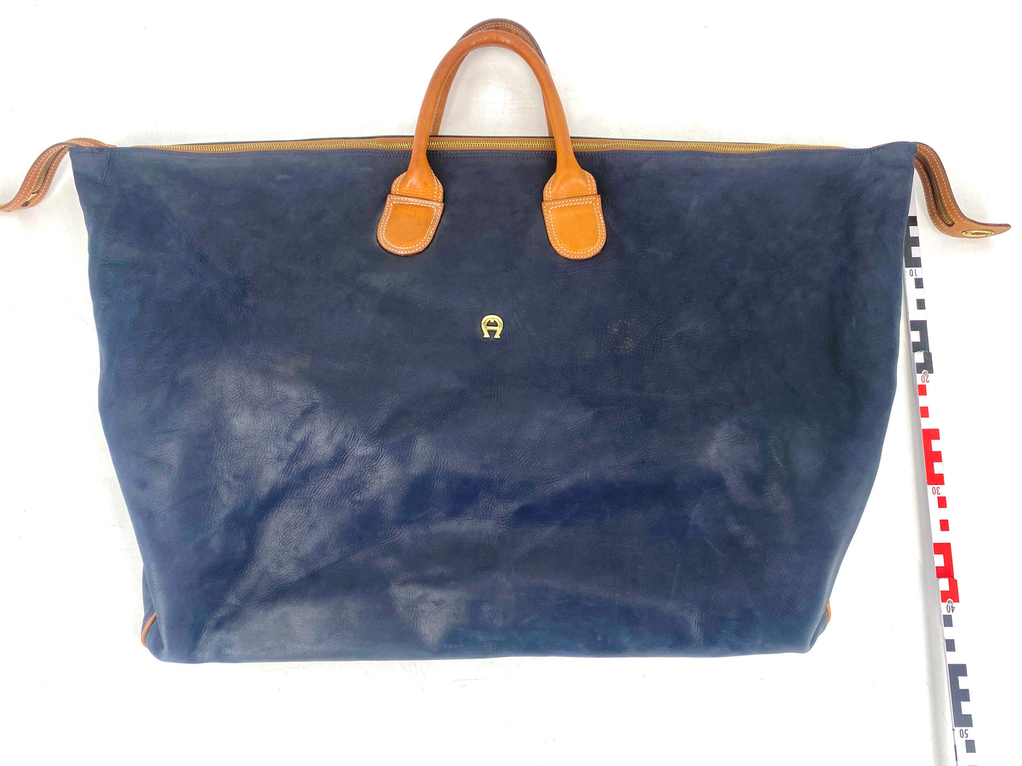 Aigner Vintage Trage Reisetasche Weekender, konvertiertbar. Im Staubbeutel