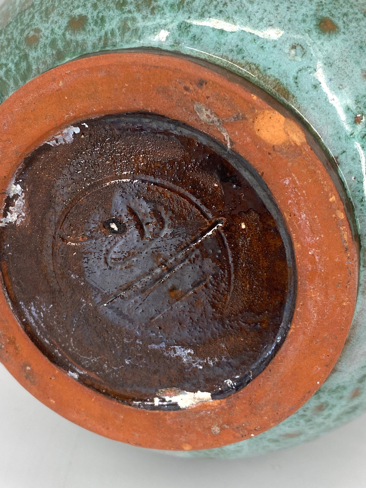 Türkisgrüner Krug / Vase, 1950er