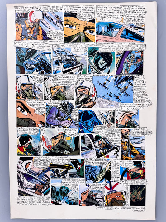 Comic-Collage, US Air Force im Einsatz!