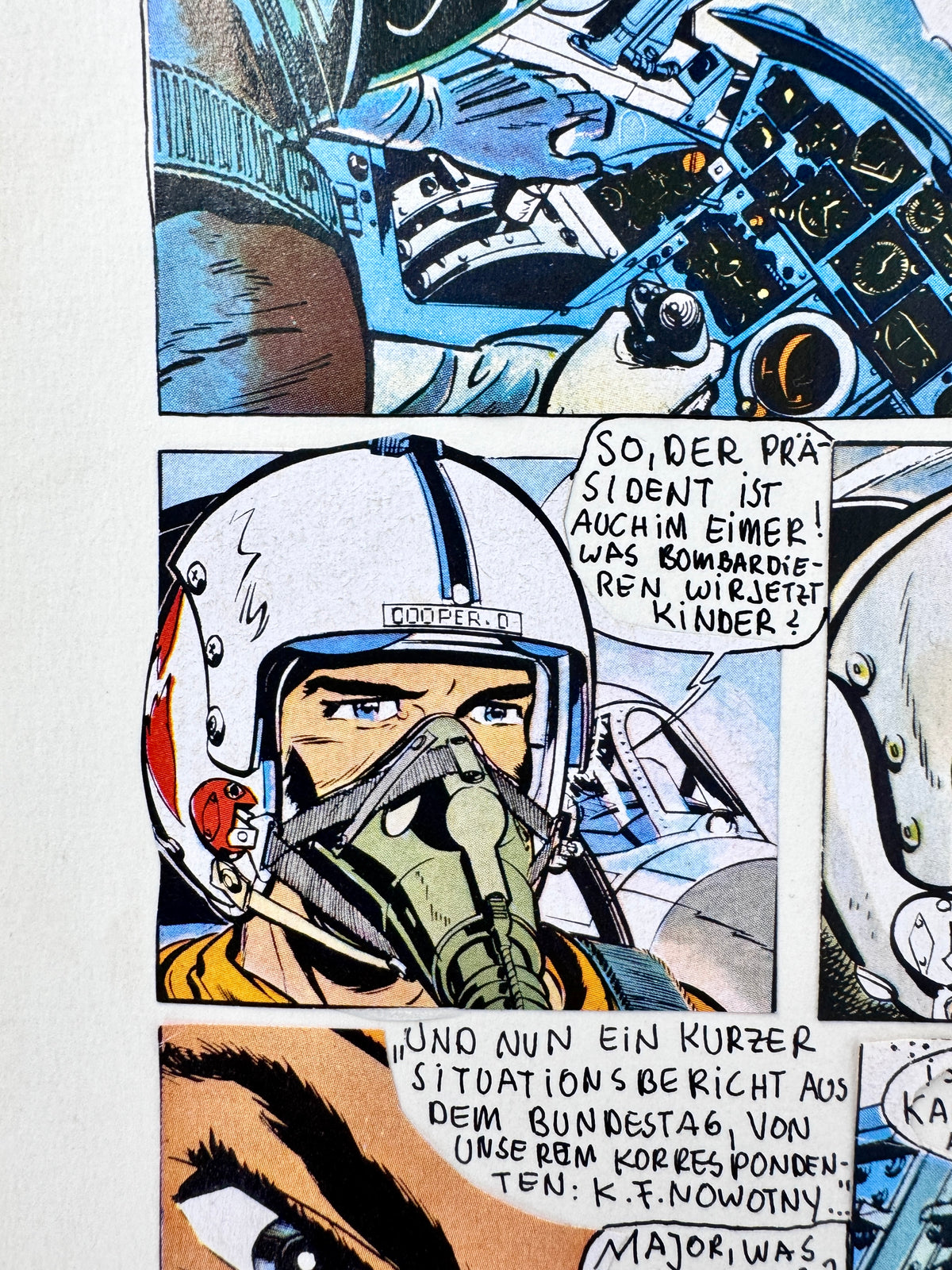 Comic-Collage, US Air Force im Einsatz!
