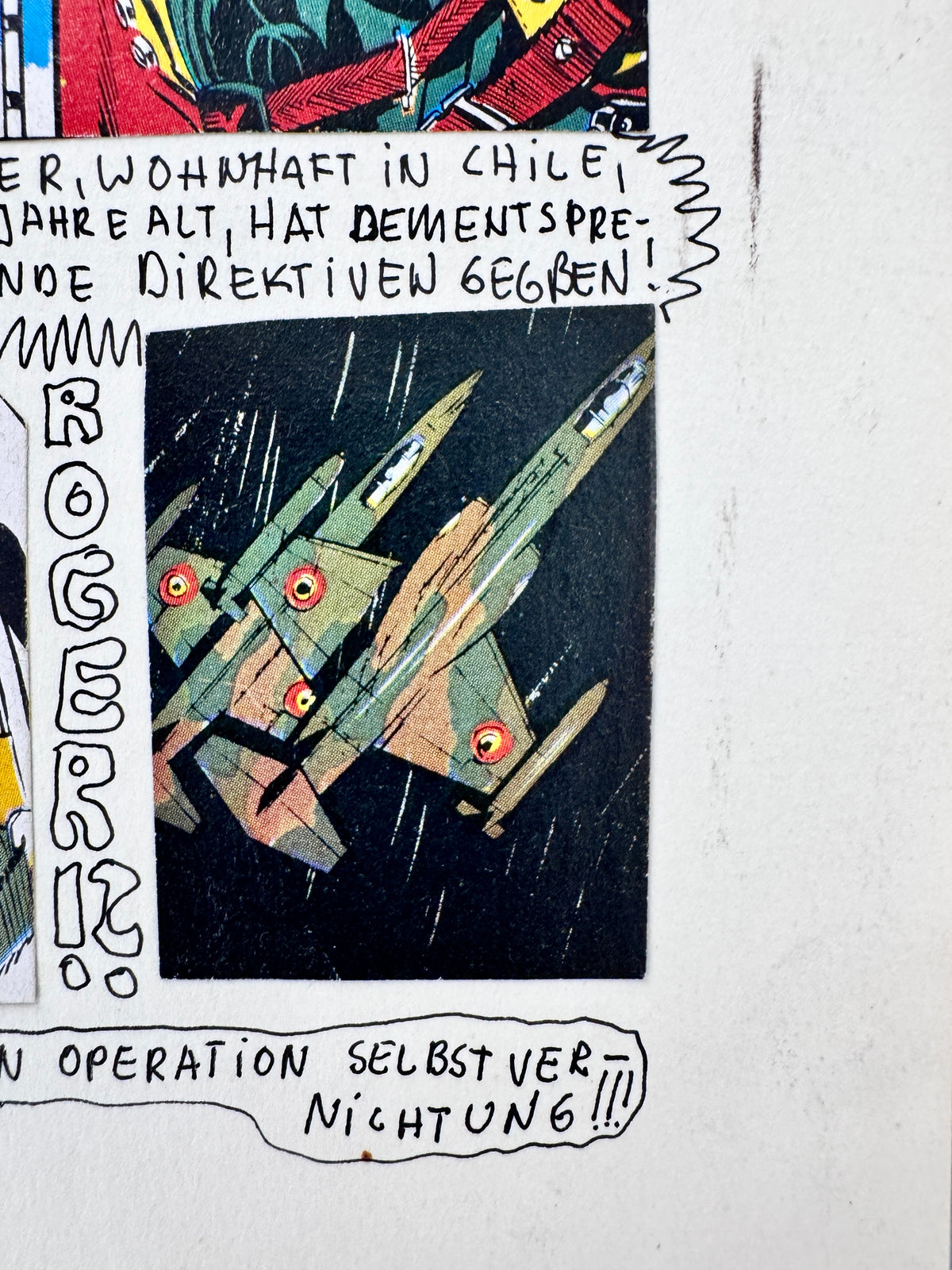Comic-Collage, US Air Force im Einsatz!