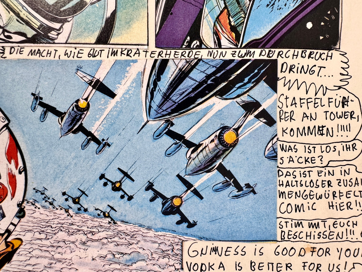Comic-Collage, US Air Force im Einsatz!