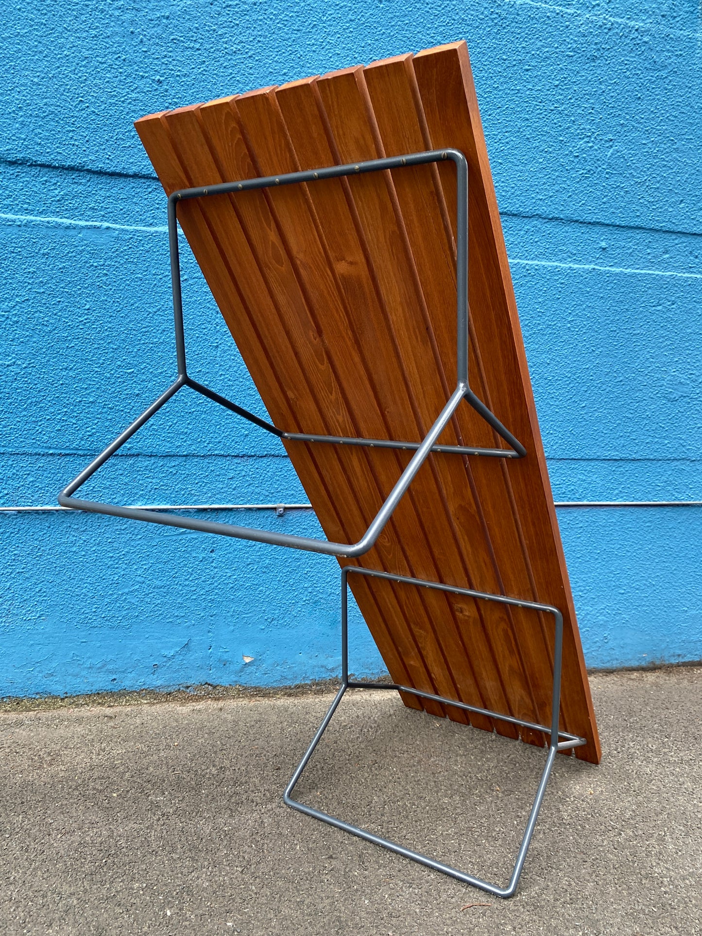 Sitzbank Mo.400 in Teak von Harry Bertoia für Knoll International, USA 1950er