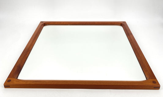 Spiegel aus Teakholz von Aksel Kjersgaard für Odder Dänemark, 1960er