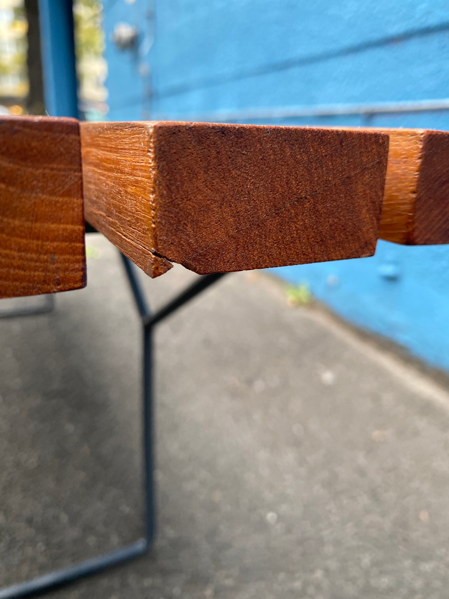 Sitzbank Mo.400 in Teak von Harry Bertoia für Knoll International, USA 1950er