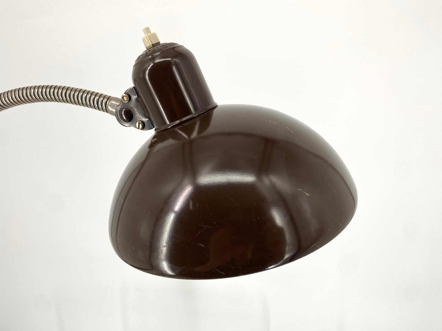 Schreibtsich-Klemmlampe von Kaiser Idell im Bauhaus-Design, Deutschland