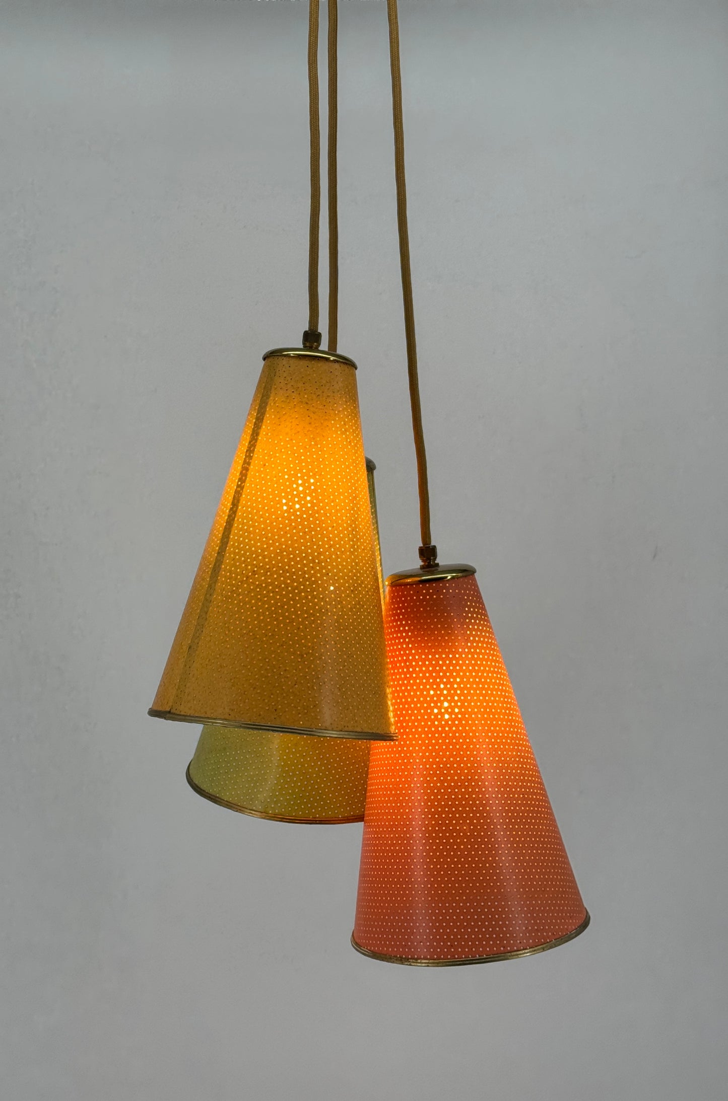 Hängelampe, dänisches Design, 60er Jahre