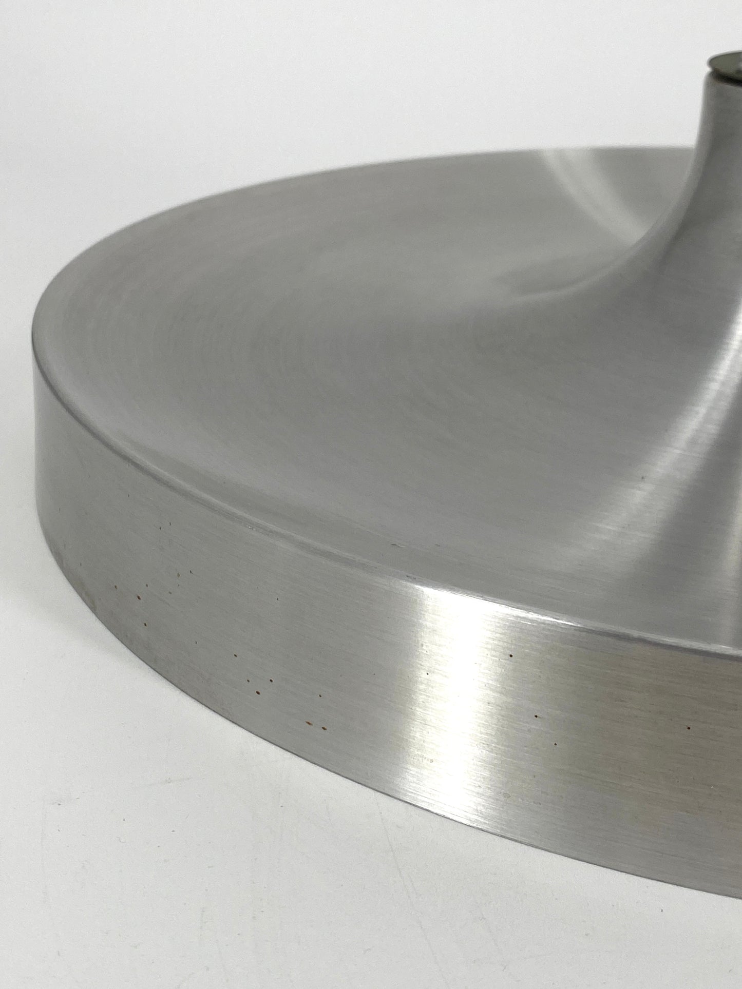 Space Age Diskus Wandlampe in Silber von Honsel, 60er