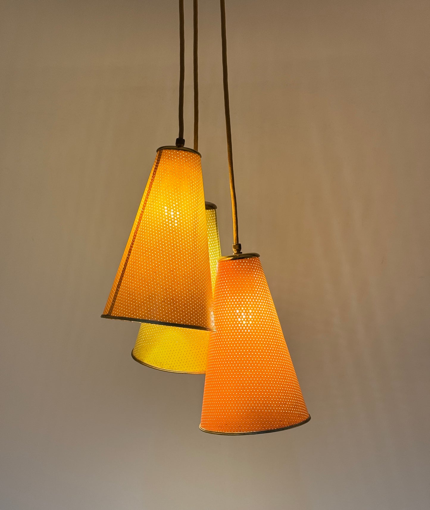 Hängelampe, dänisches Design, 60er Jahre